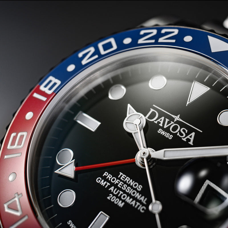 Davosa Ternos Pro GMT Automatic Blue/Red