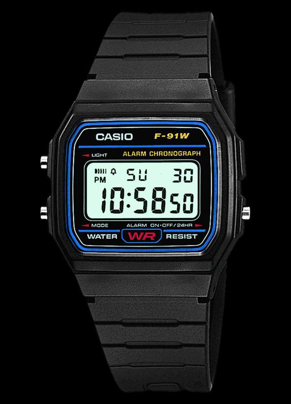 Casio Vintage Retro F-91W-1XY Watch