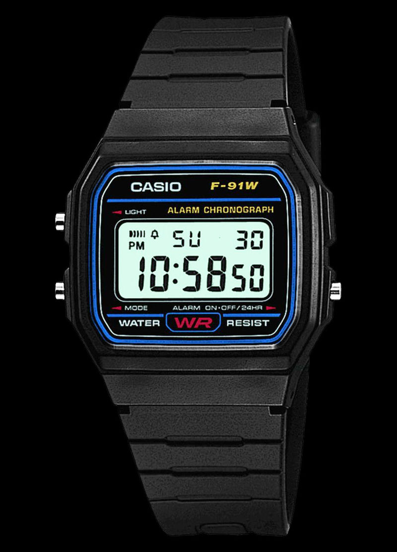 Casio Vintage Retro F-91W-1XY Watch