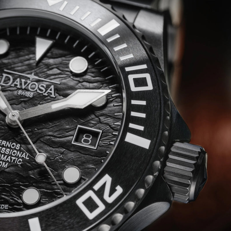 Davosa Ternos Professional Black Rock Watch