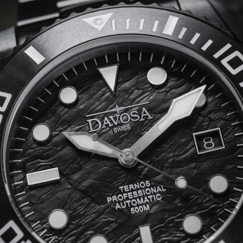Davosa Ternos Professional Black Rock Watch