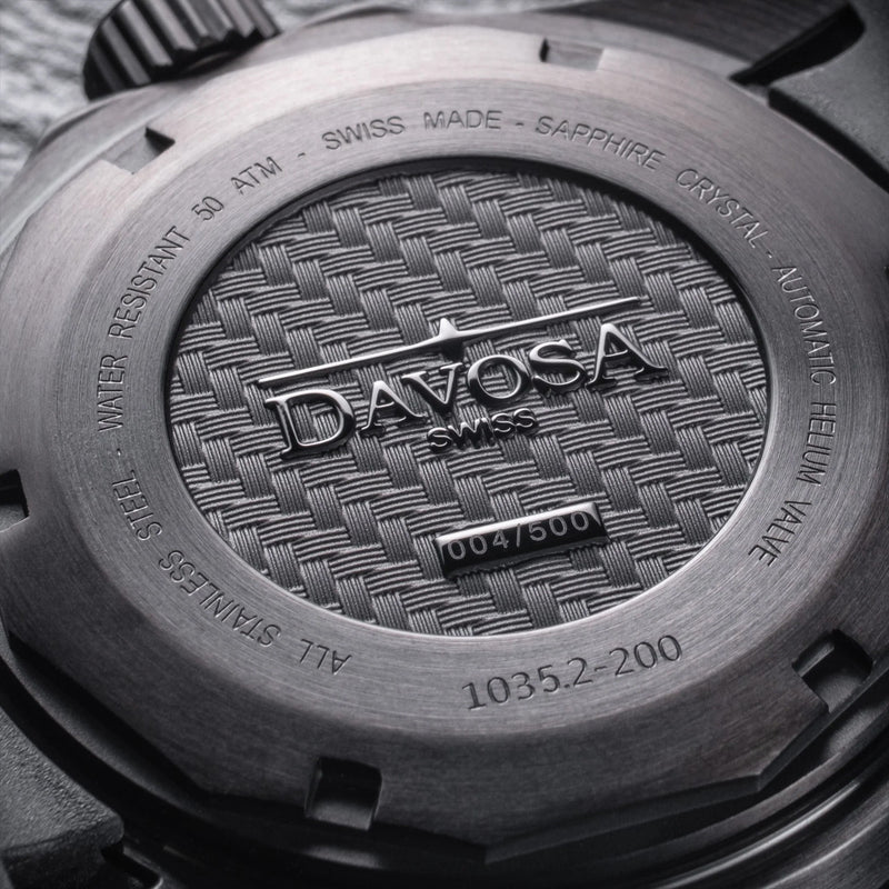 Davosa Ternos Professional Black Rock Watch