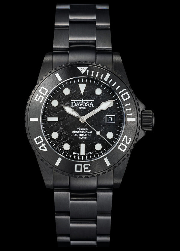 Davosa Ternos Professional Black Rock Watch