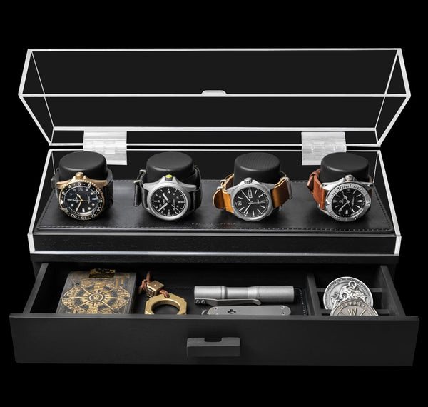 Holme & Hadfield Watch Deck Pro Black