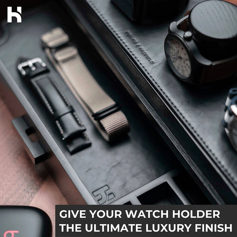 Holme and Hadfield Watch Deck Padding Black