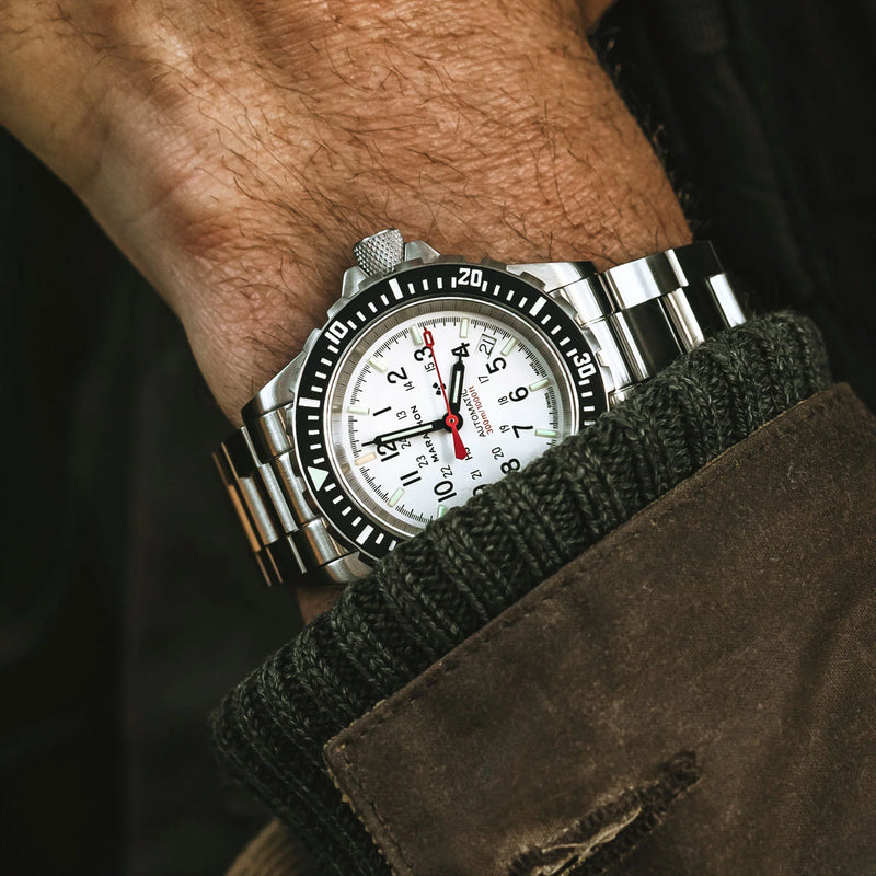 Marathon 20mm Stainless "M" Logo Bracelet