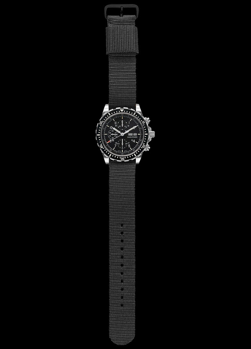 Marathon Nylon Strap BLACK 22mm