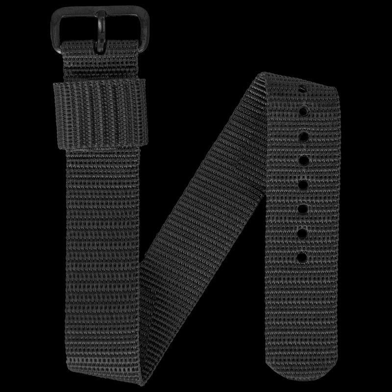 Marathon Nylon Strap BLACK 22mm