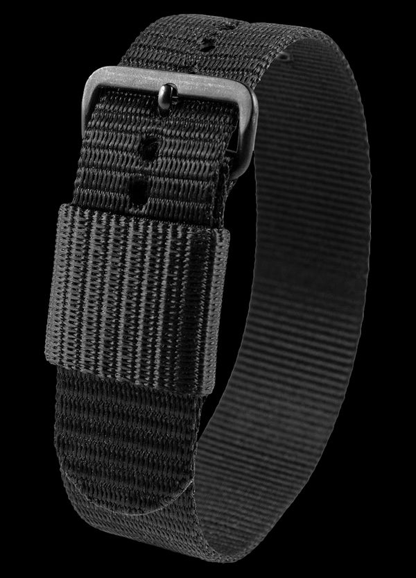 Marathon Nylon Strap BLACK 22mm