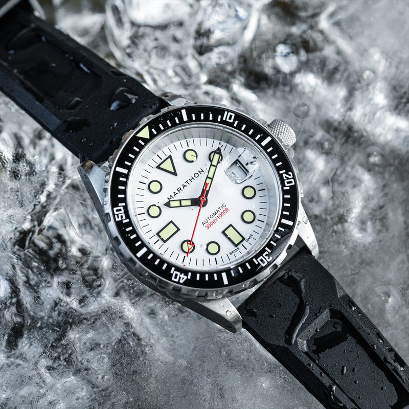 Marathon Diver's Automatic OSAR-D Arctic Edition Rubber