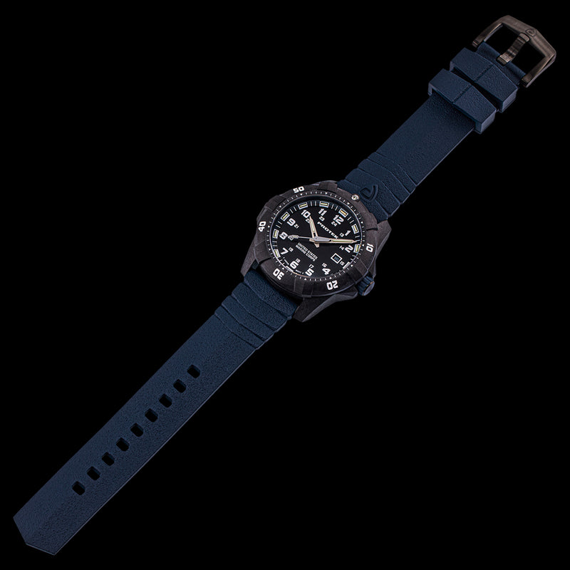 Protek USMC Carbon Black Blue Watch