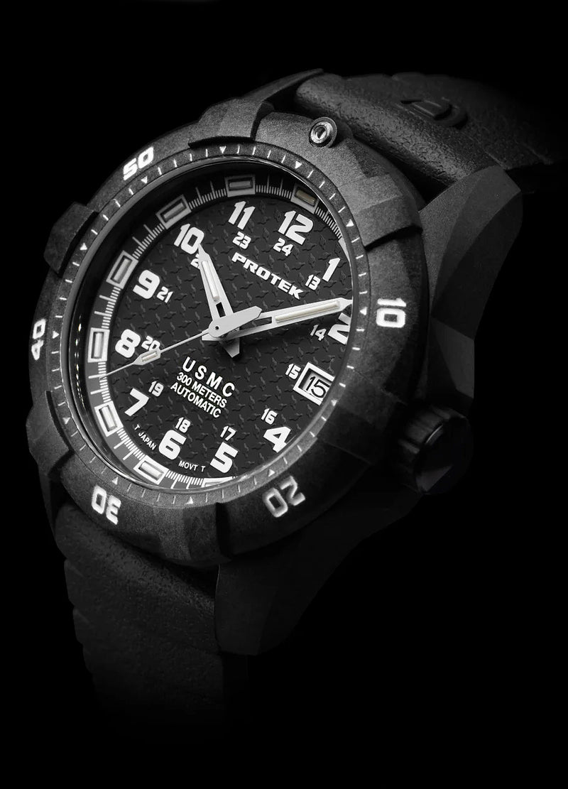 Protek USMC Carbon Dive Automatic Black