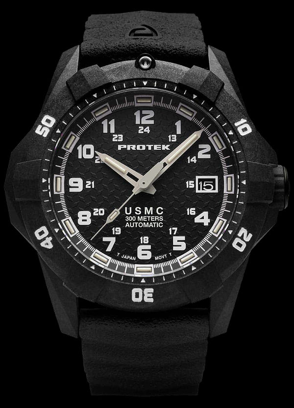 Protek USMC Carbon Dive Automatic Black