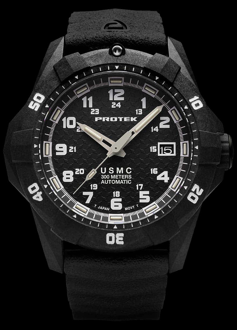 Protek USMC Carbon Dive Automatic Black