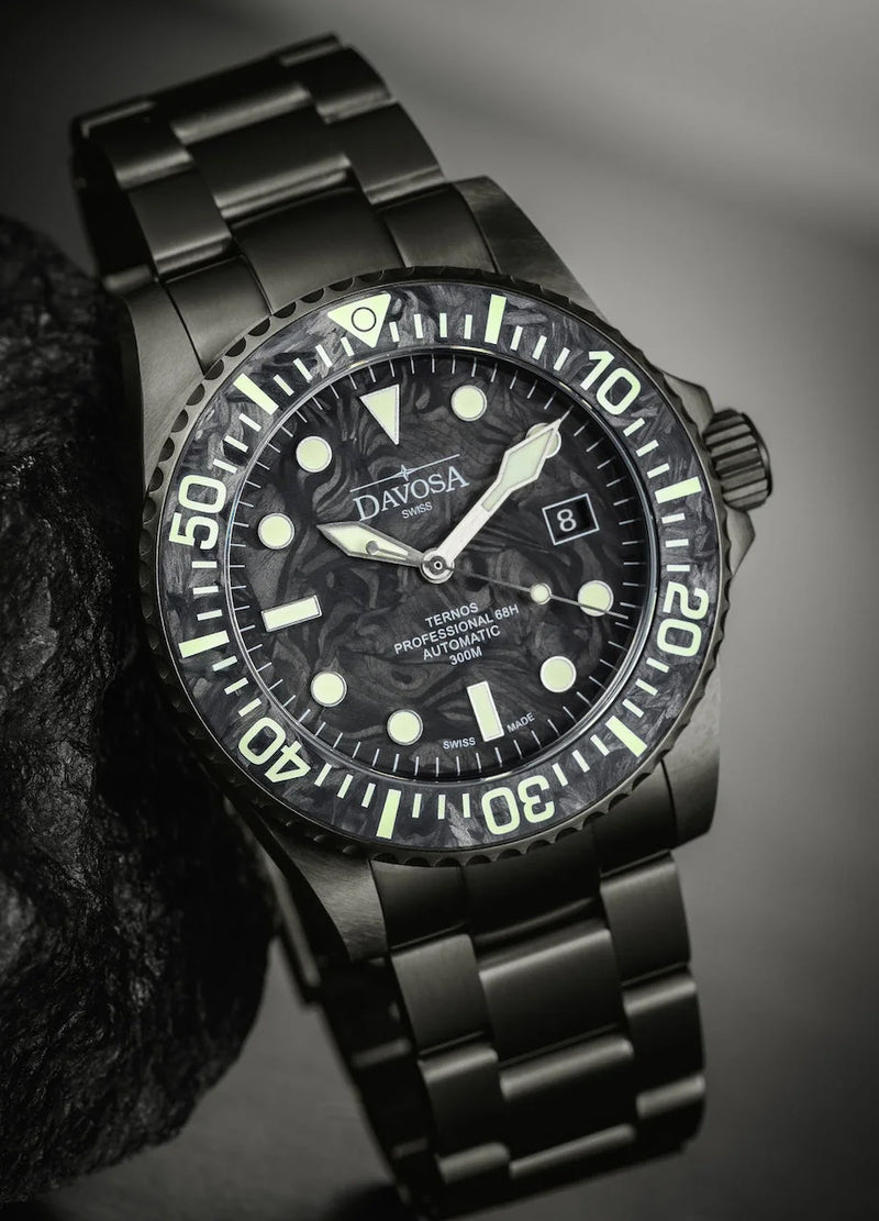 Davosa Ternos Pro 68h Carbon Fibre Limited Edition Watch