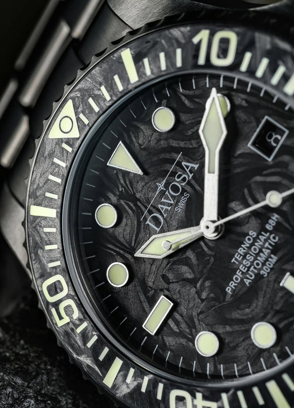 Davosa Ternos Pro 68h Carbon Fibre Limited Edition Watch