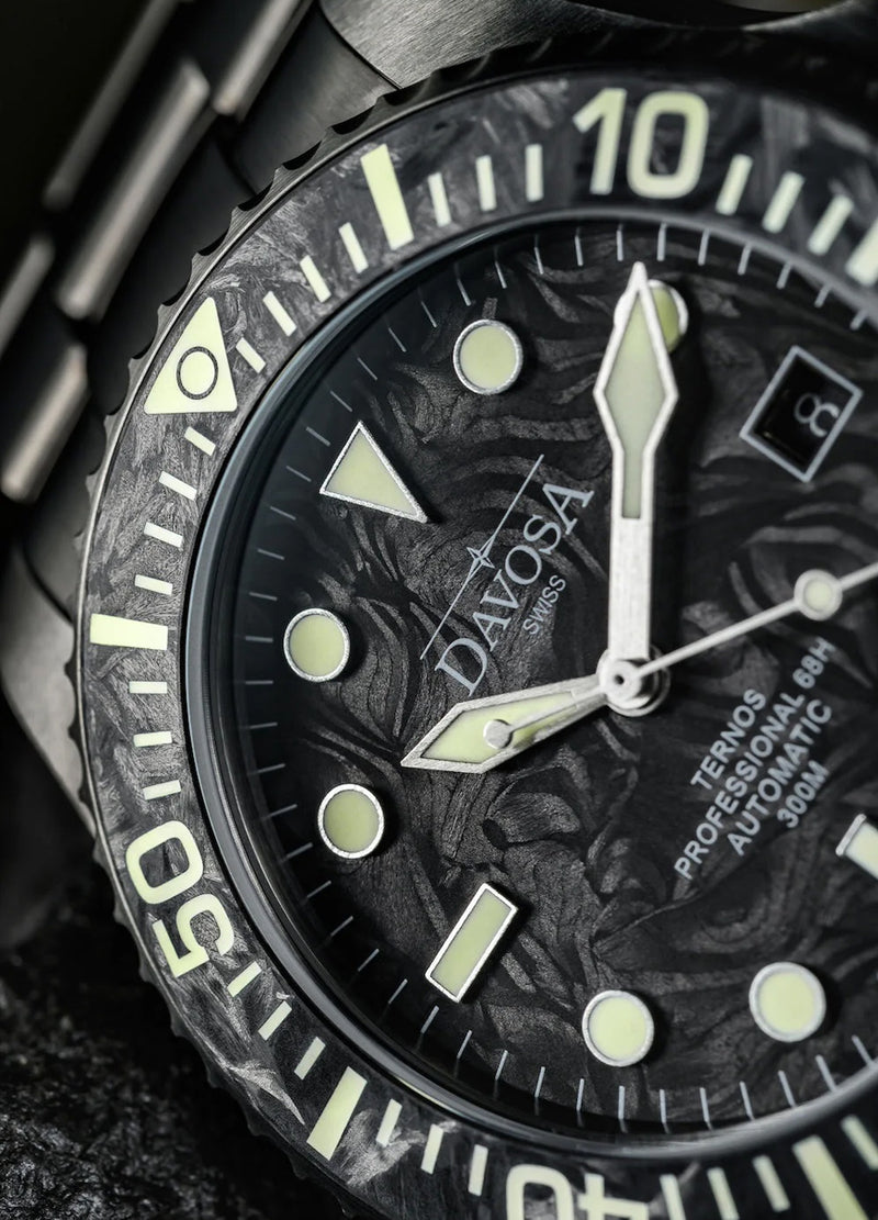 Davosa Ternos Pro 68h Carbon Fibre Limited Edition Watch