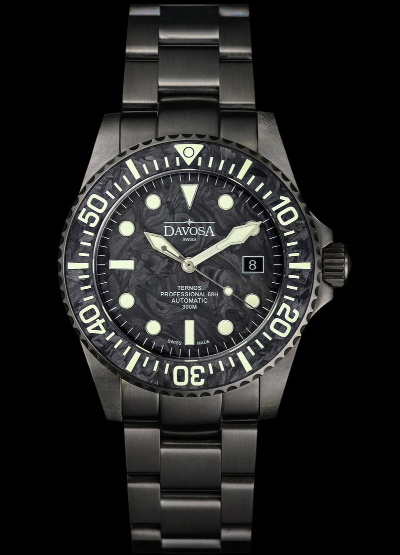 Davosa Ternos Pro 68h Carbon Fibre Limited Edition Watch
