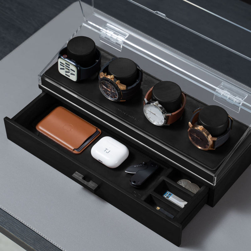 Holme & Hadfield Watch Deck Pro Black