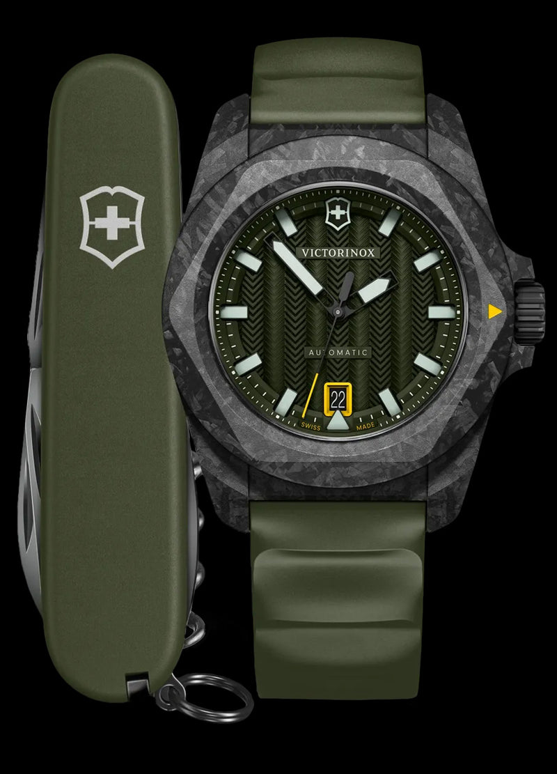 Victorinox I.N.O.X. Automatic Watch Green with Spartan