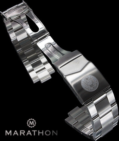 Marathon Stainless Steel Bracelet with US Seal