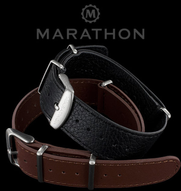 Marathon 20mm Leather DEFSTAN Watch Strap